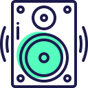 external speaker-photo-sound-dreamstale-green-shadow-dreamstale icon