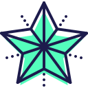 external star-celebration-dreamstale-green-shadow-dreamstale icon