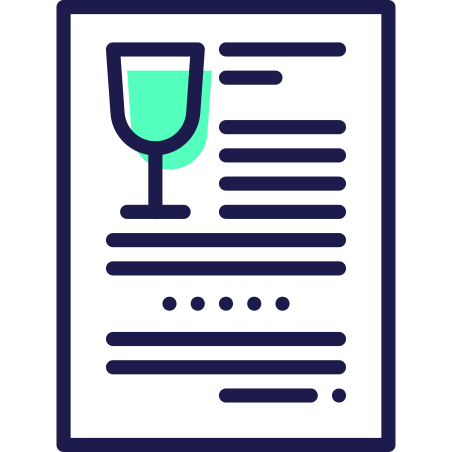 Restaurant Menu icon in Dreamstale Green Shadow Style