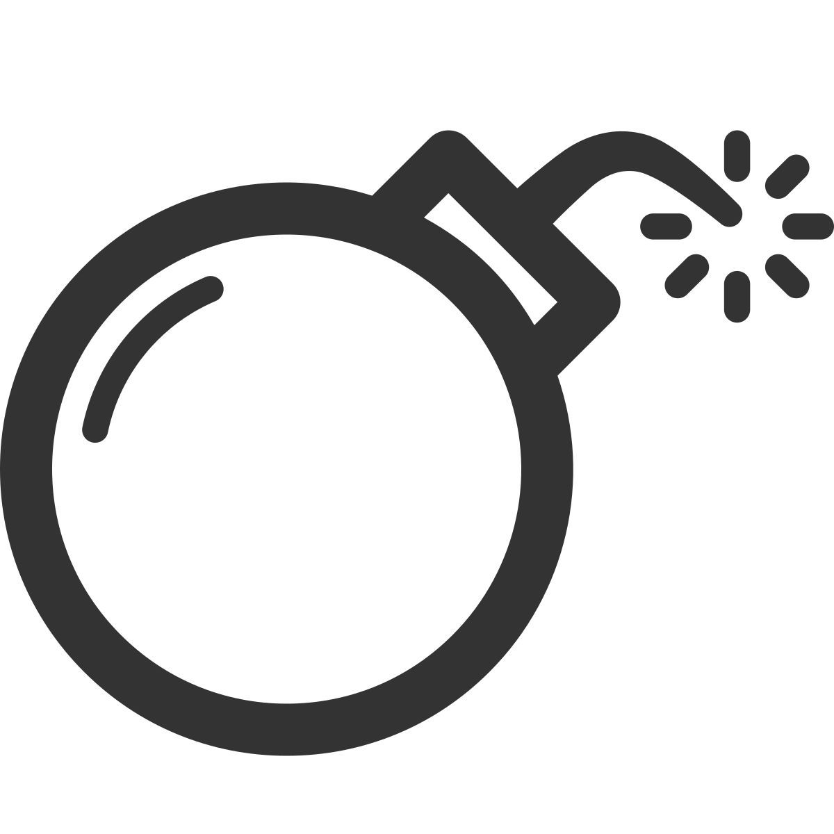 bomba com timer icon