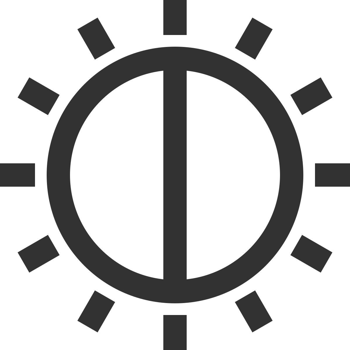 impostazioni luminosità icon