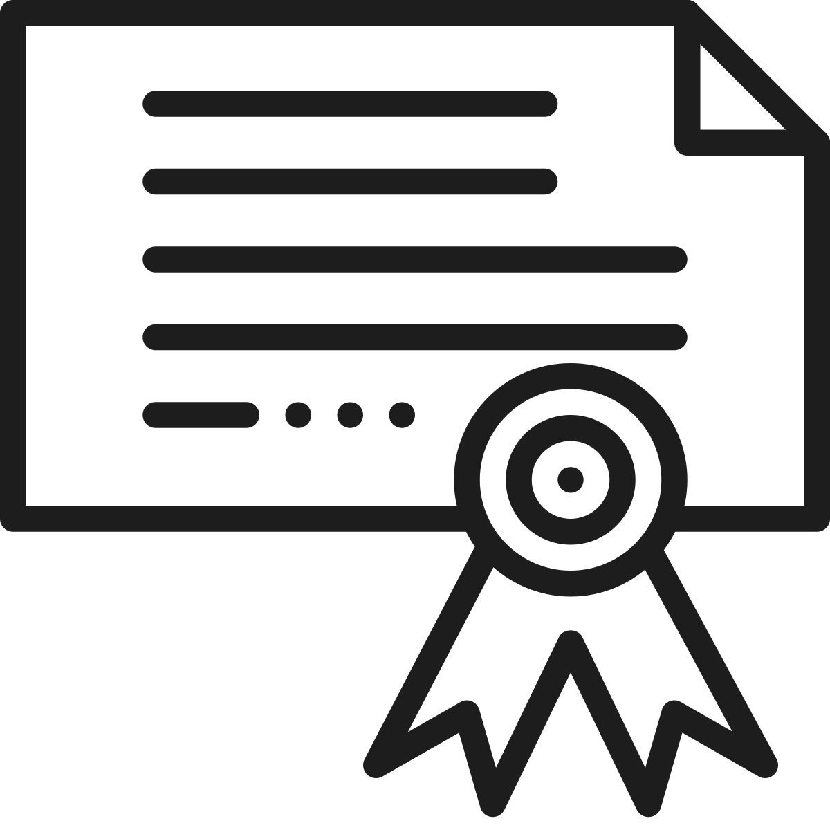 certificate icon