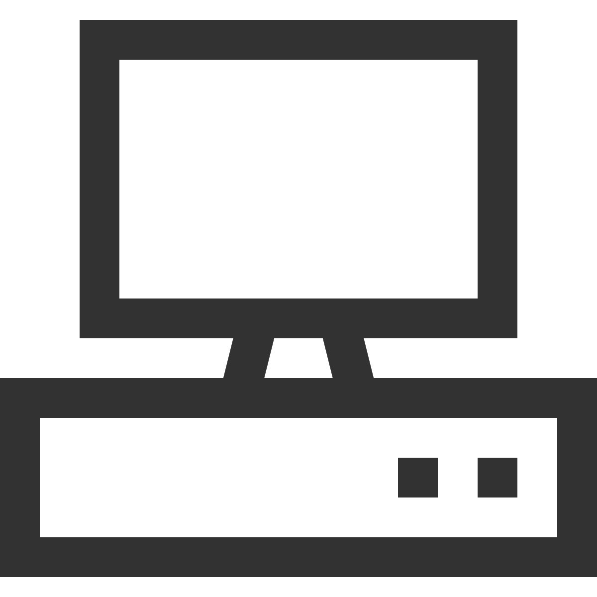 desktop del computer icon