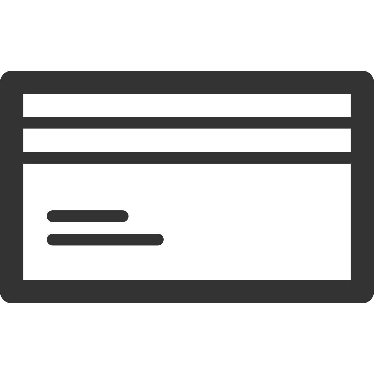 carte de crédit icon