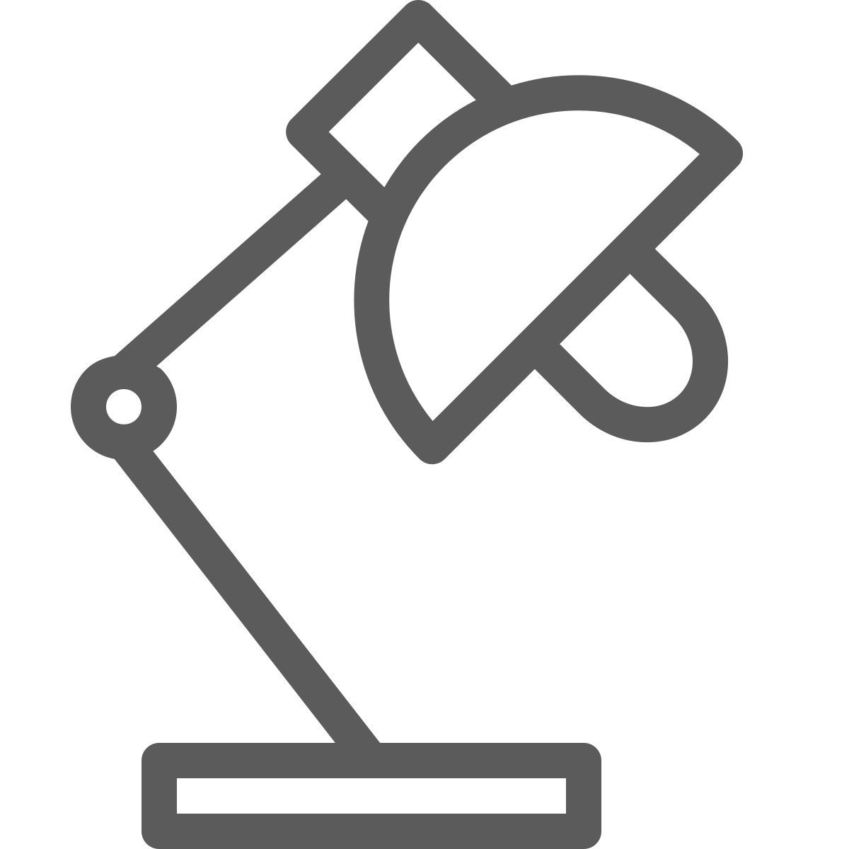 lámpara de escritorio icon