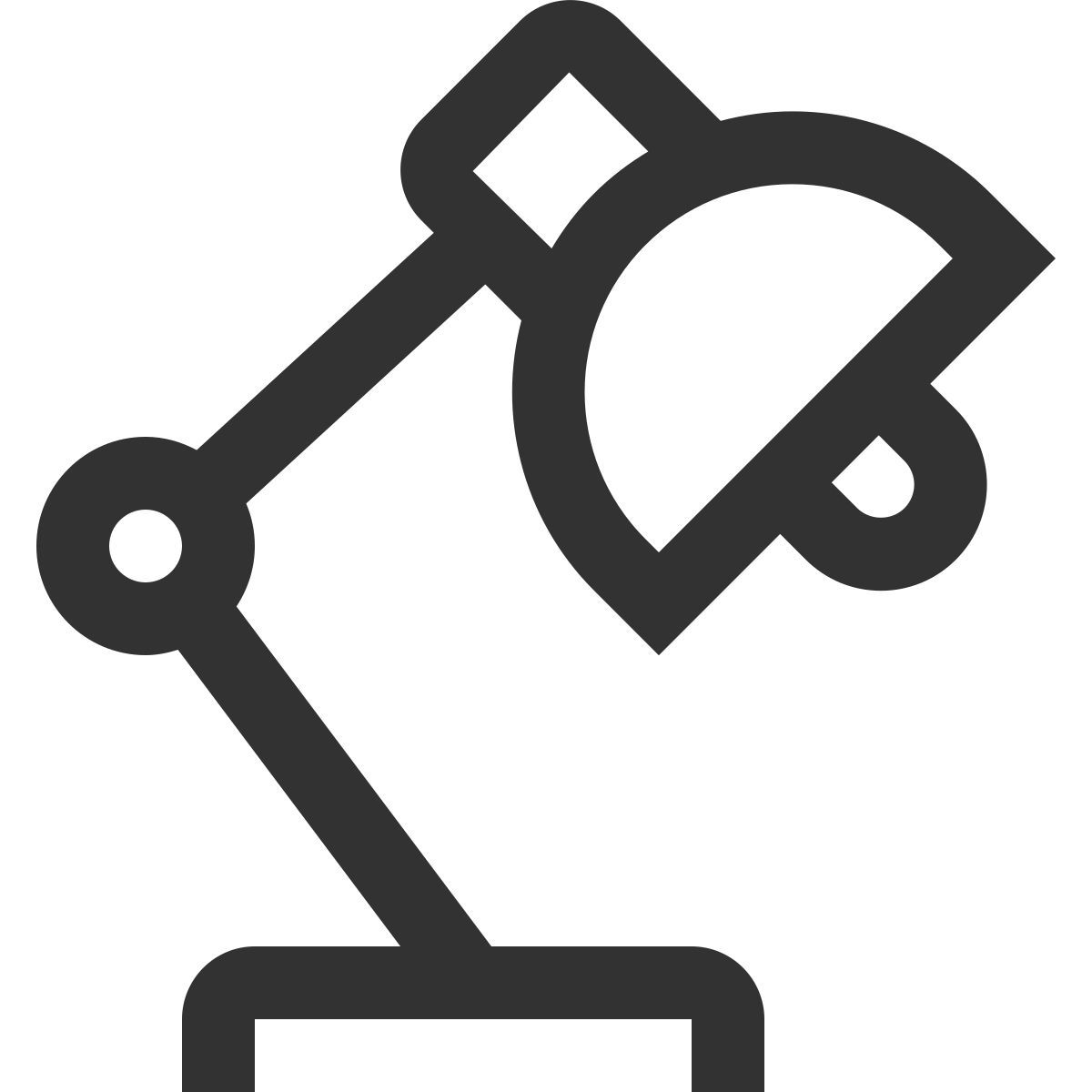 lâmpada de mesa icon
