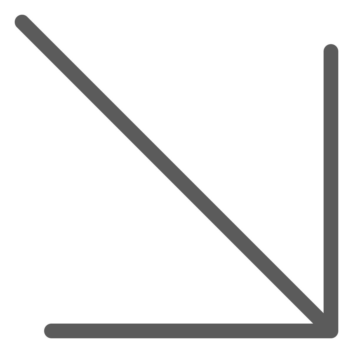 diagonal arrow icon