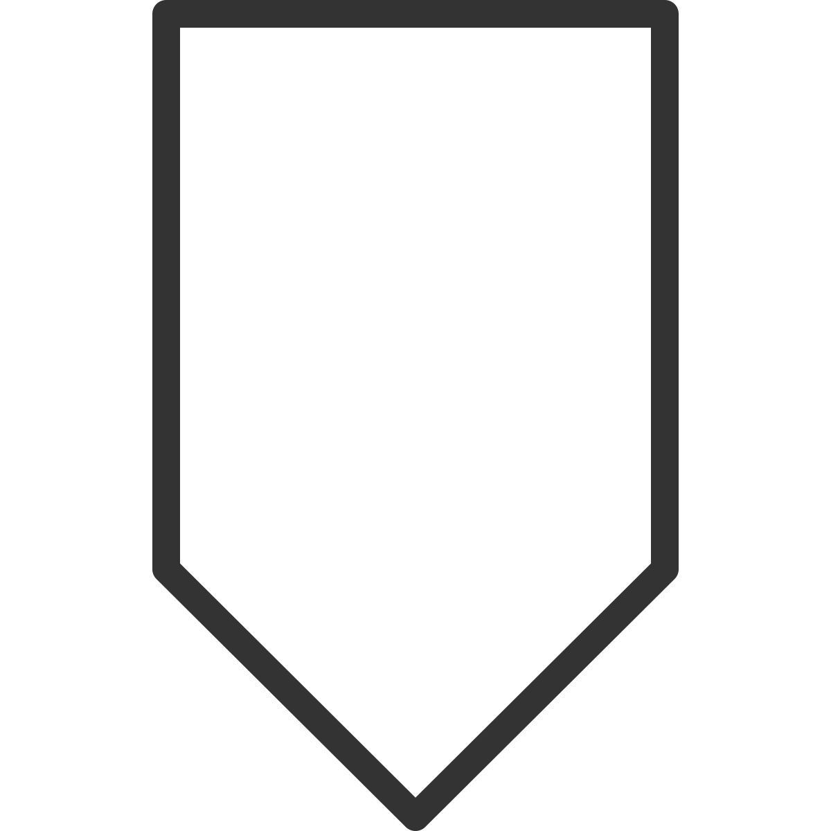 pfeil nach unten icon