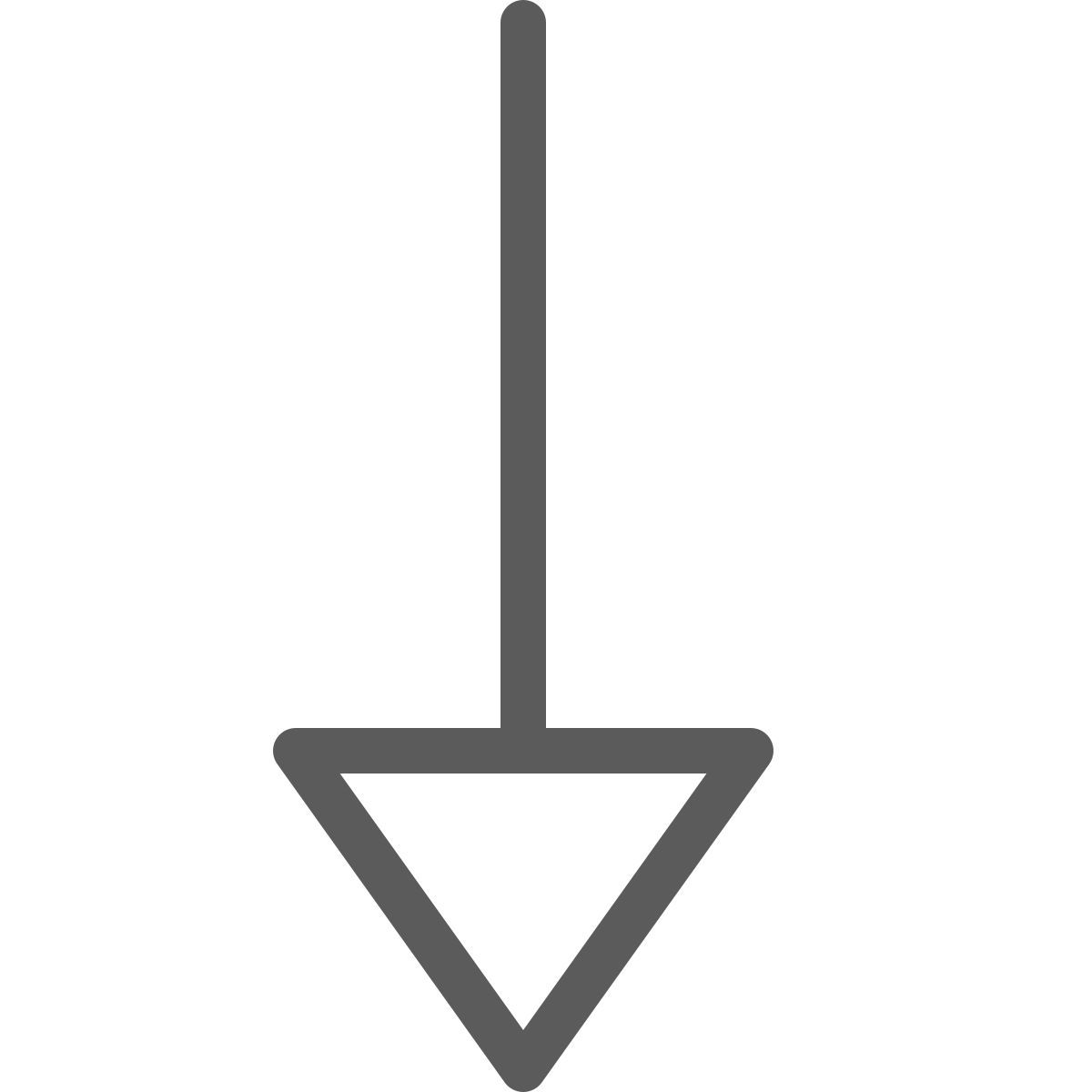 flèche vers le bas icon
