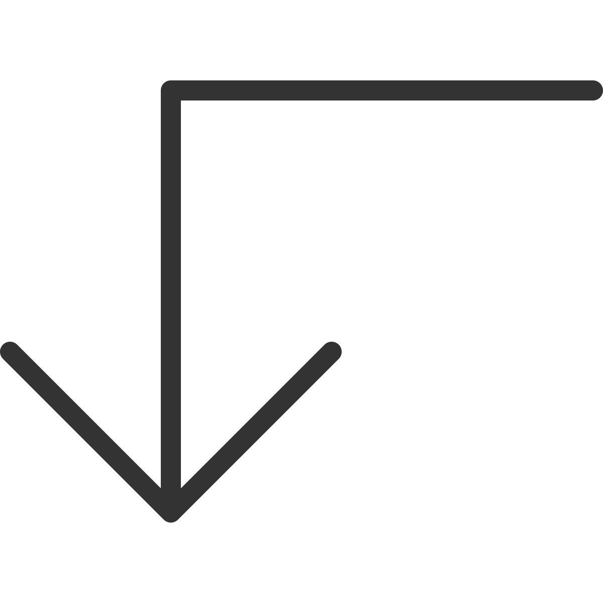 seta para baixo icon