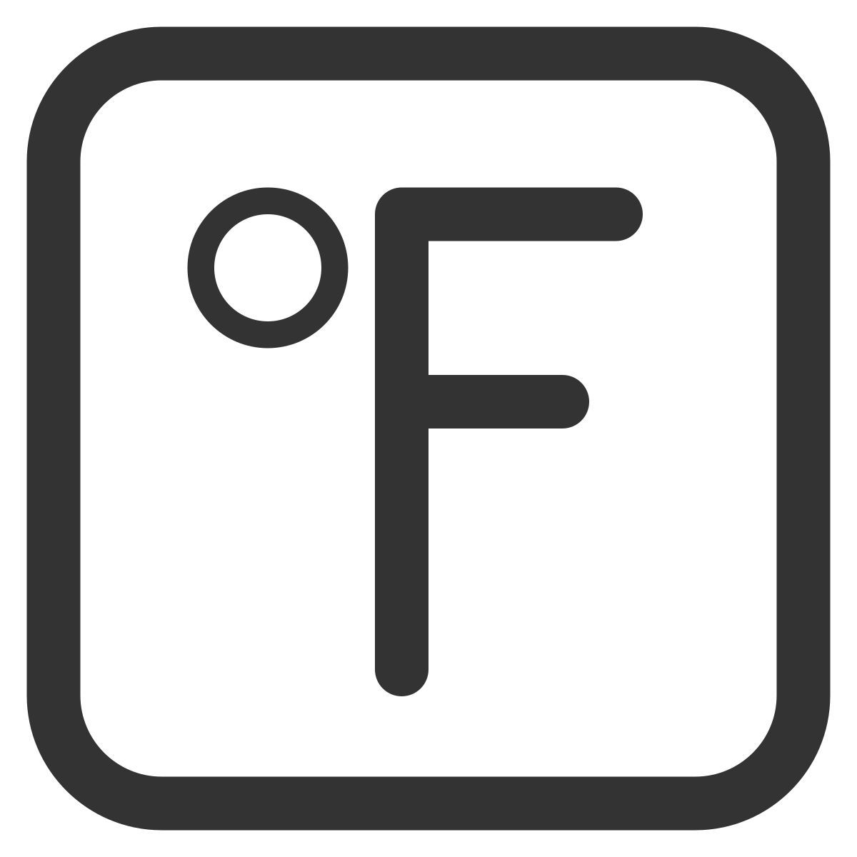 fahrenheit icon