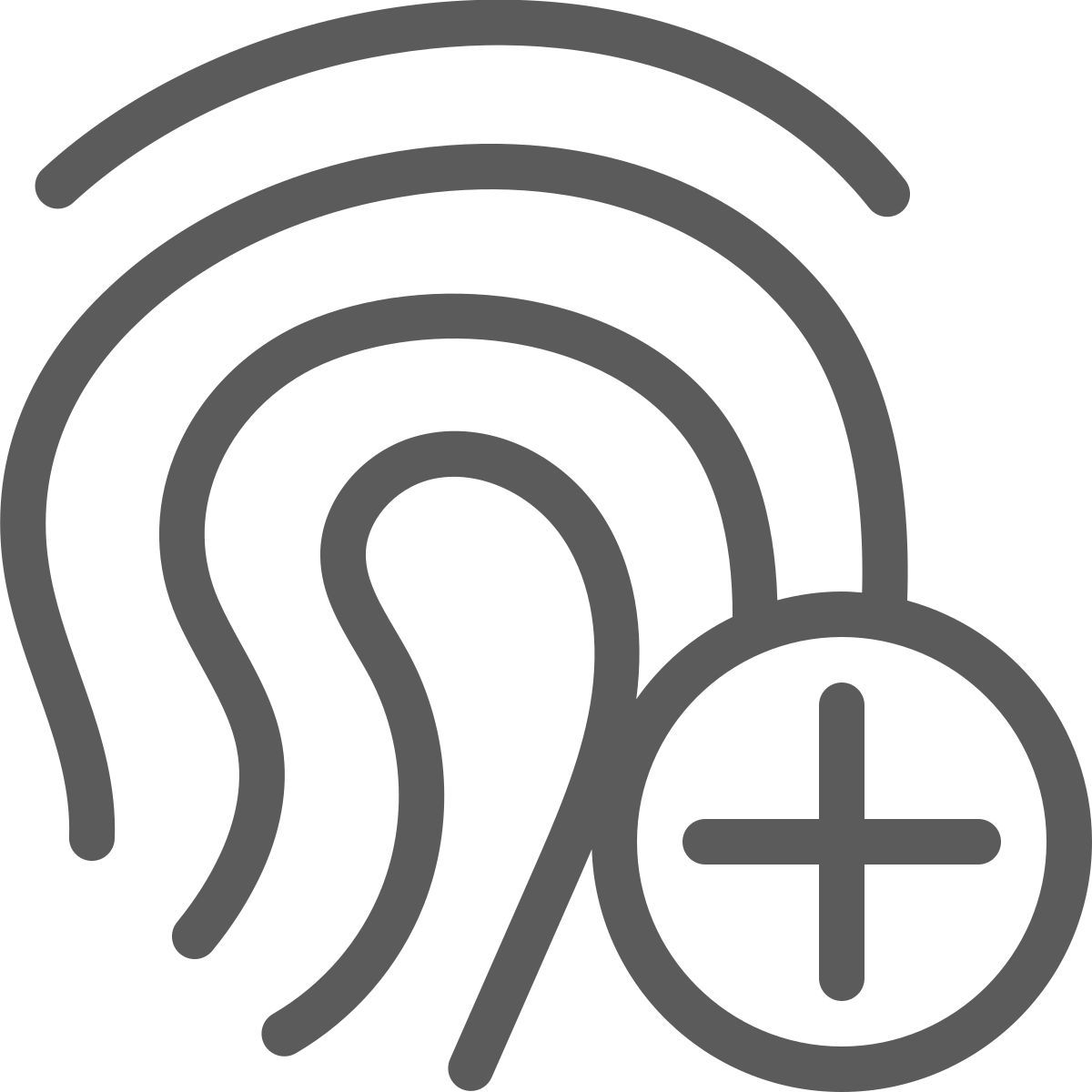 指紋 icon