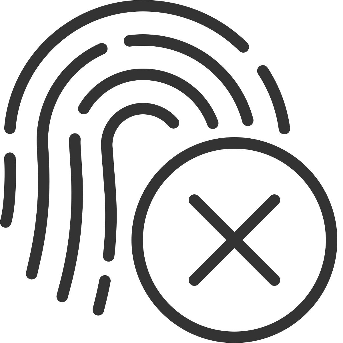 huella dactilar icon