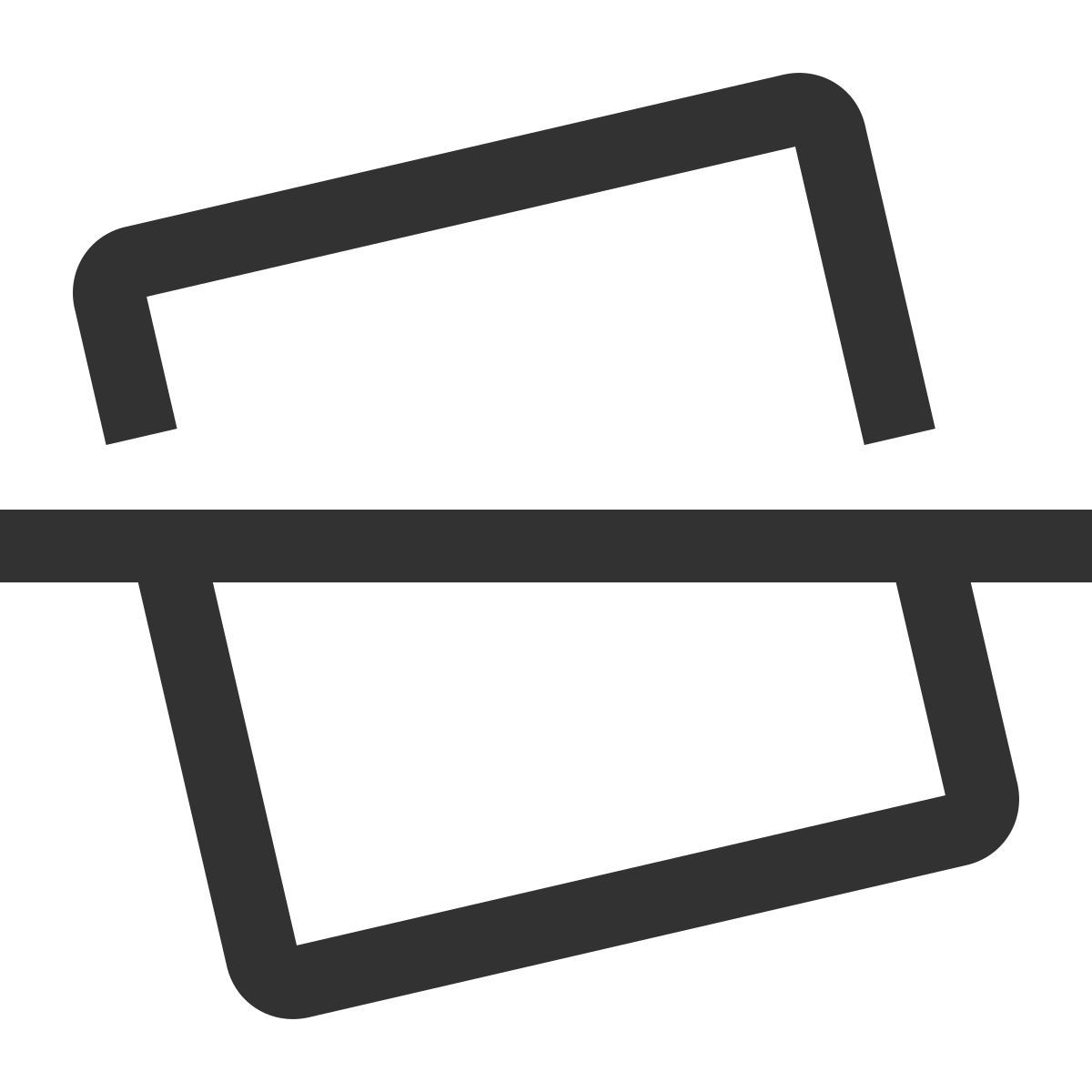 horizontale linie icon