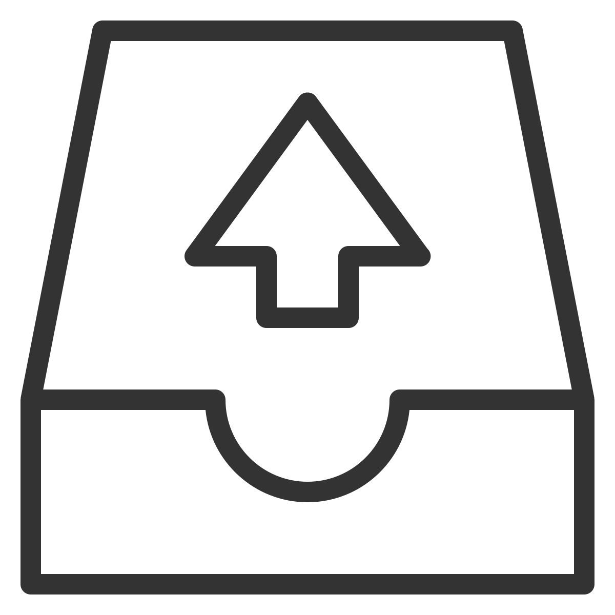 受信トレイ icon