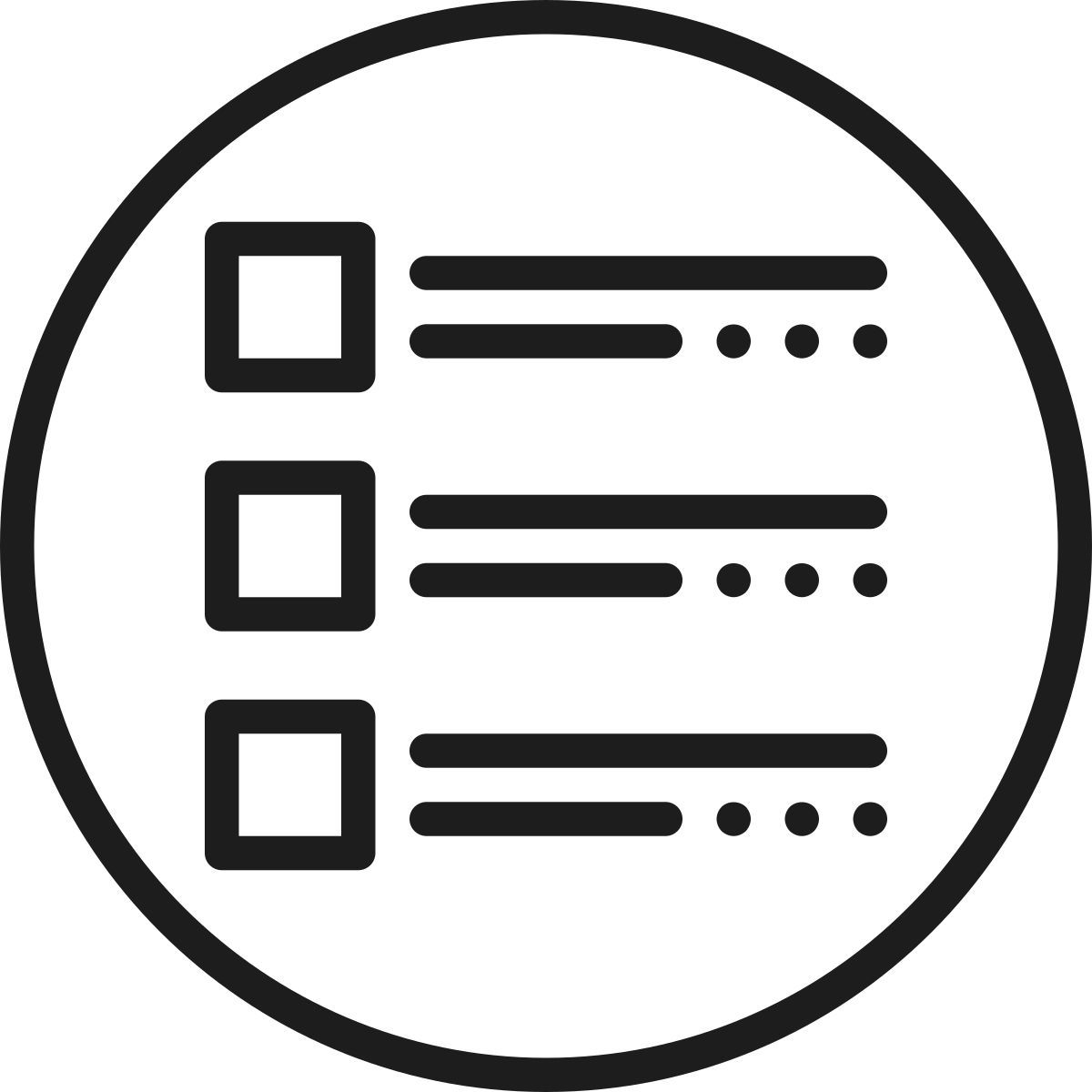 list icon