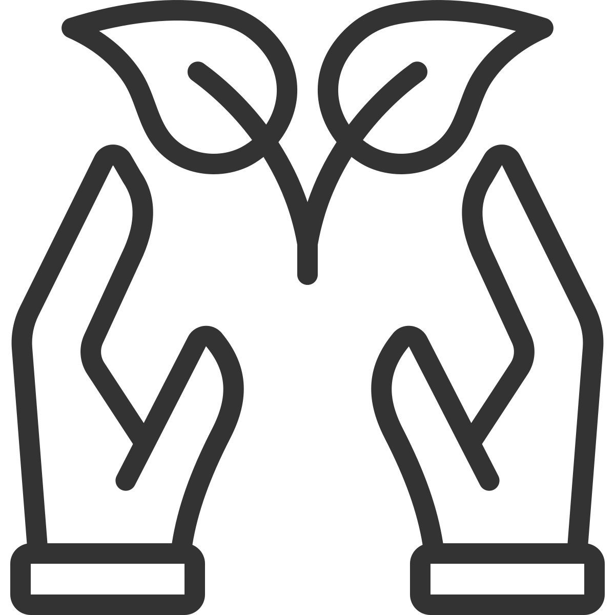 planta sob sol icon