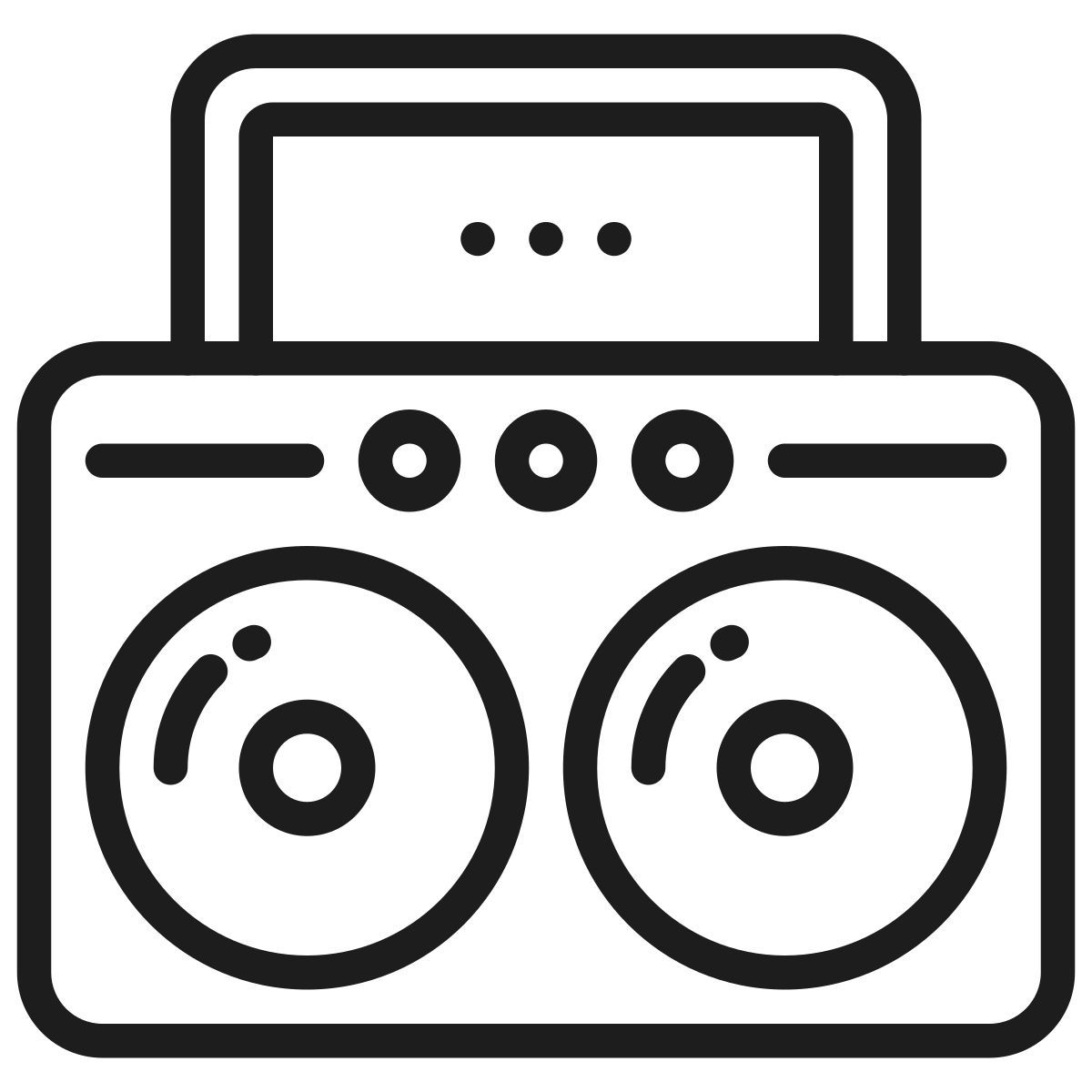 radio cassette icon