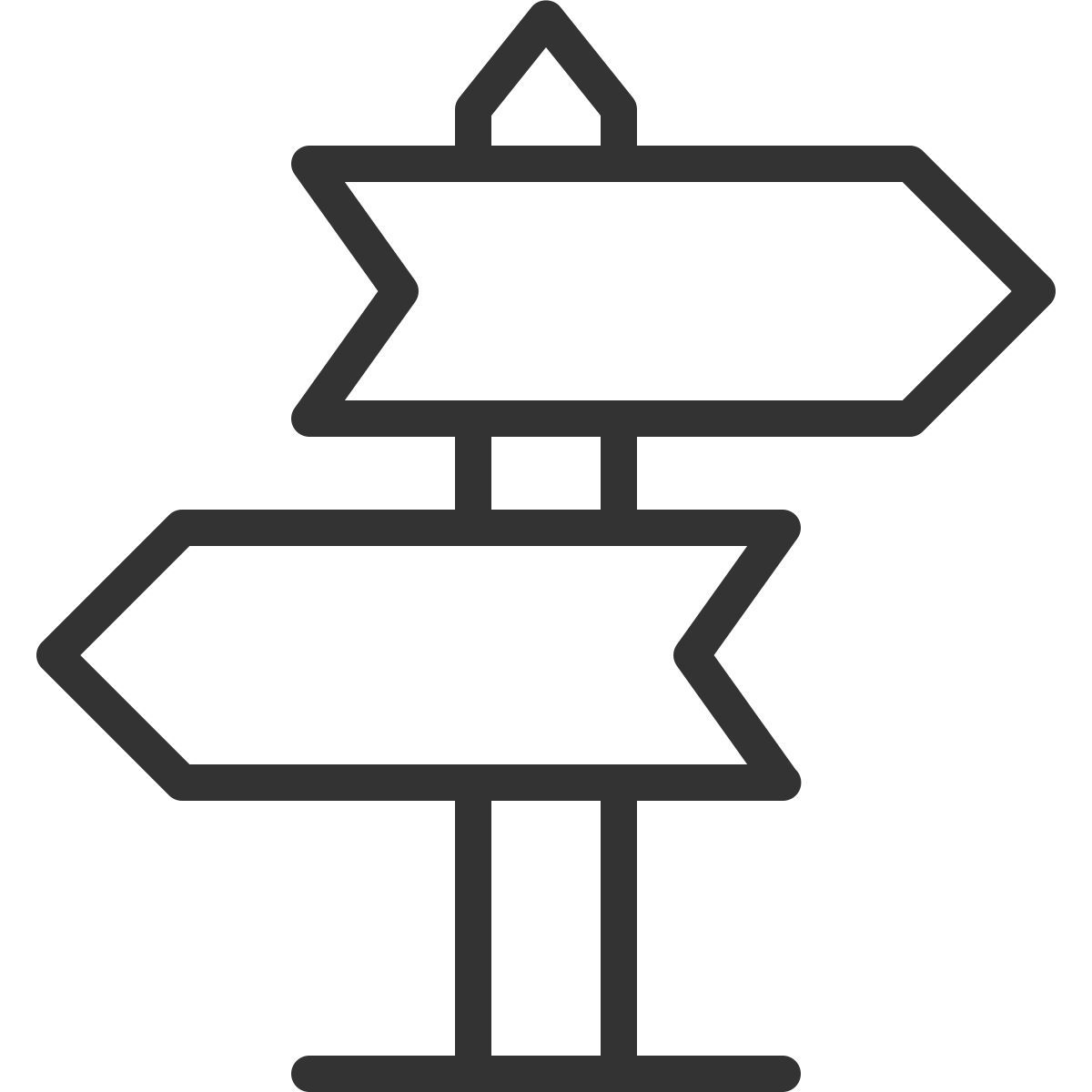 road sign icon