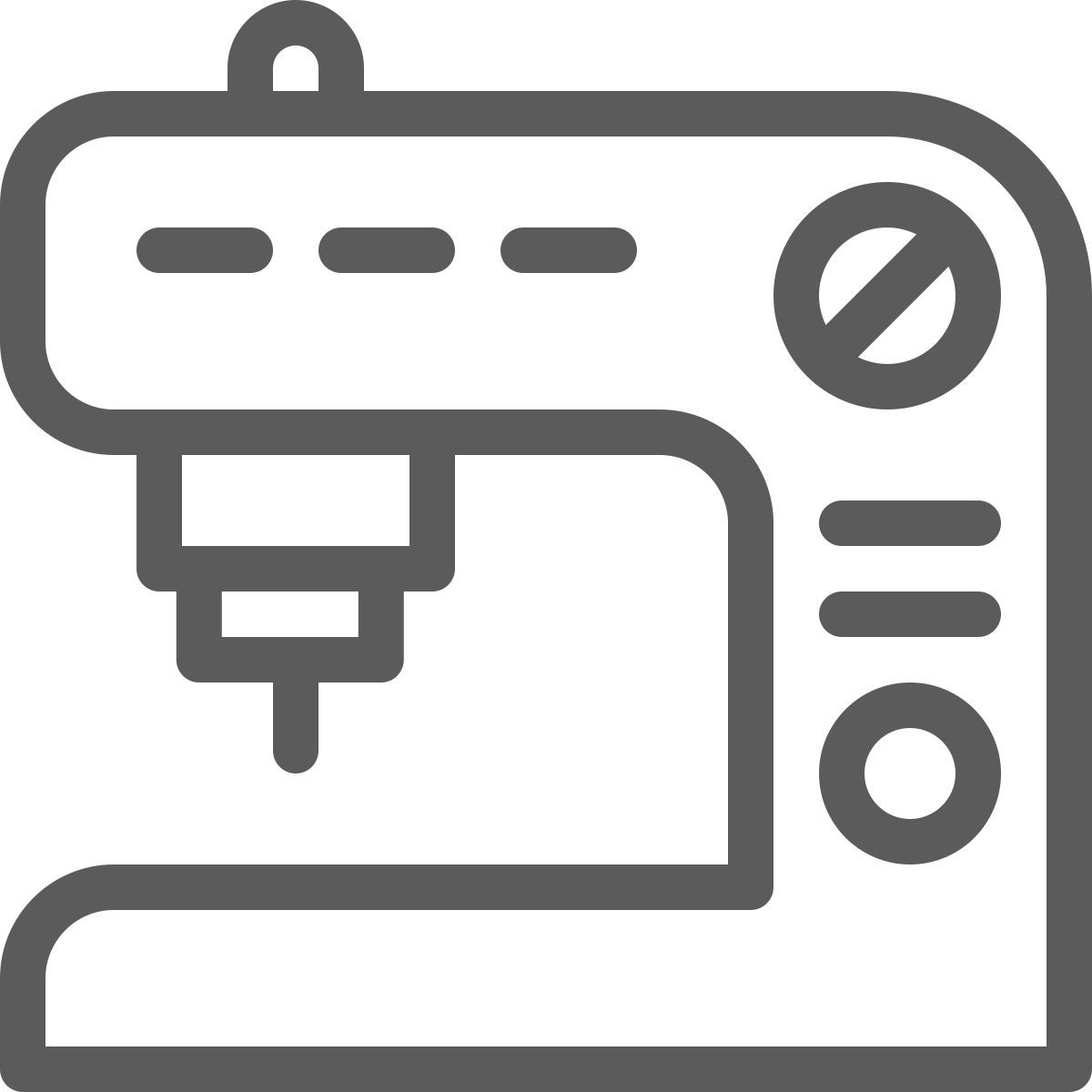 sewing machine icon