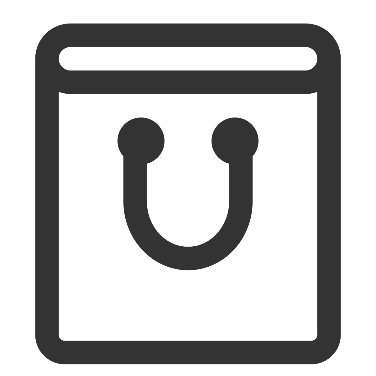 ショッピングバッグ icon