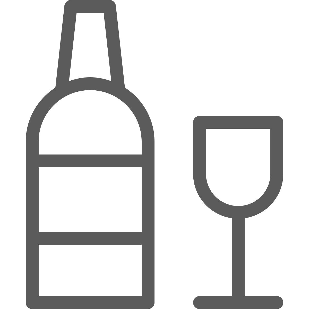 bouteille de vin icon