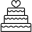 external cake-wedding-dreamstale-lineal-dreamstale icon