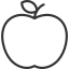 external apple-fruits-dreamstale-lineal-dreamstale icon