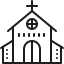 external church-celebration-dreamstale-lineal-dreamstale icon