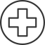 external cross-medical-dreamstale-lineal-dreamstale-2 icon