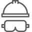 external safety-glasses-construction-dreamstale-lineal-dreamstale icon