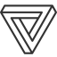 external triangle-geometry-dreamstale-lineal-dreamstale icon