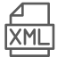 external xml-file-types-dreamstale-lineal-dreamstale icon