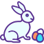 external bunny-spring-dual-tone-amoghdesign icon