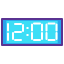 external clock-happy-new-year-dual-tone-amoghdesign icon