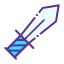 external sword-halloween-dual-tone-amoghdesign icon