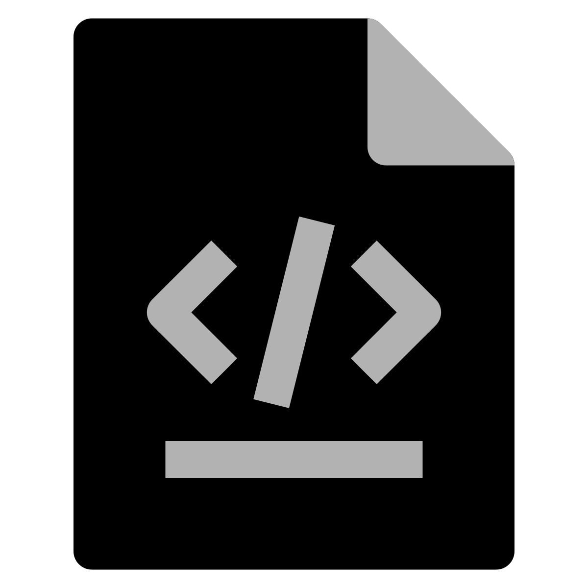coding file icon