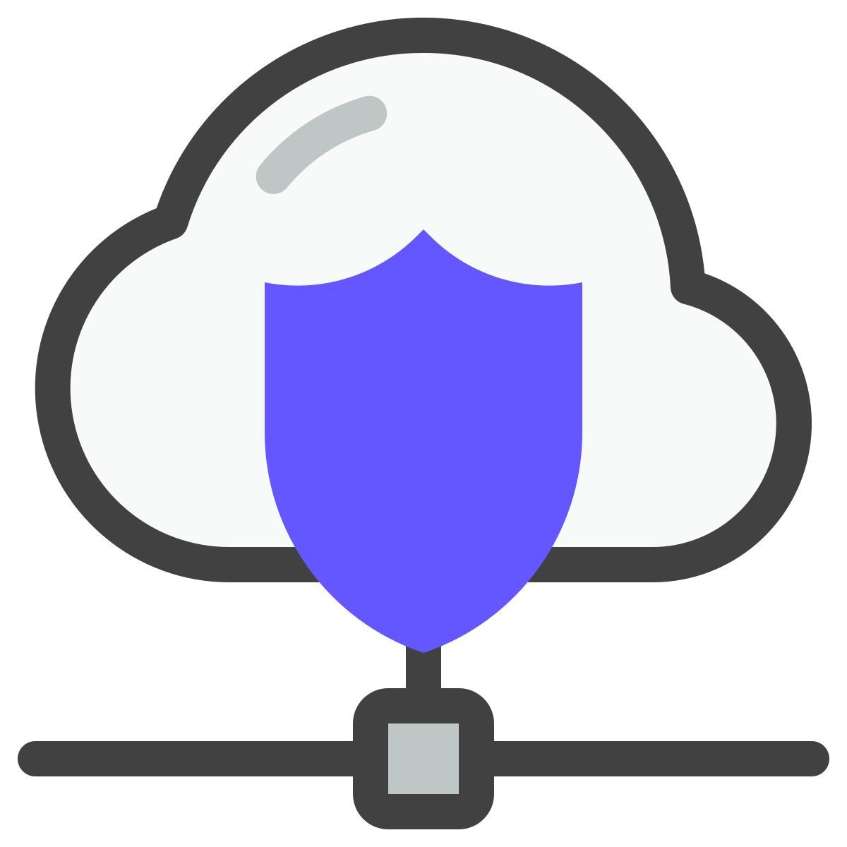 cloud protection icon