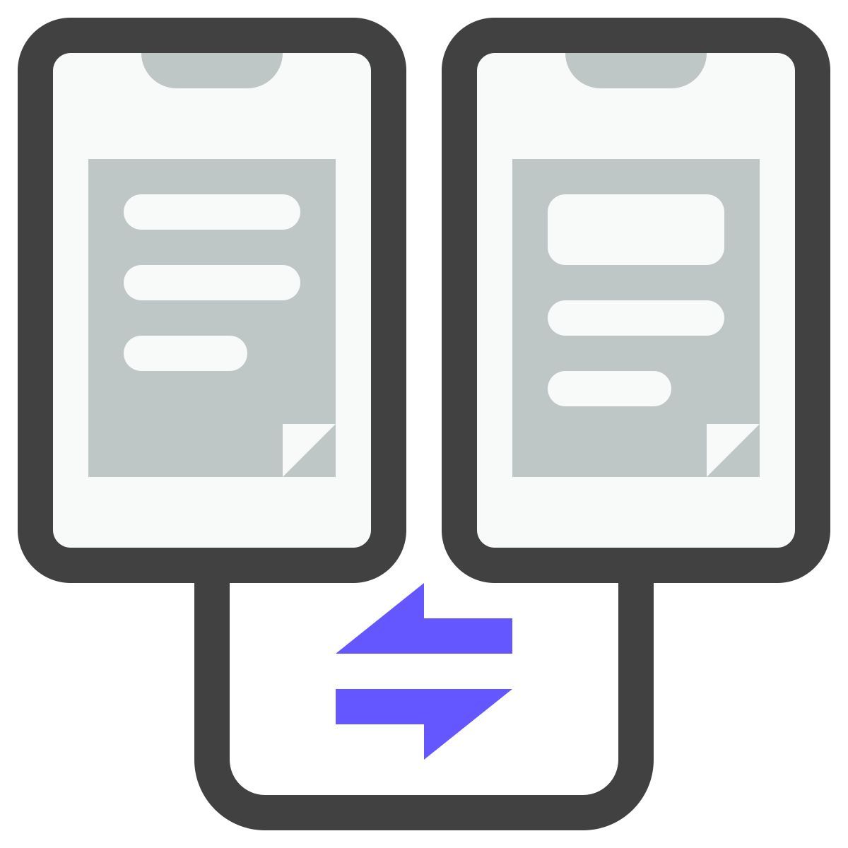 data transfer icon