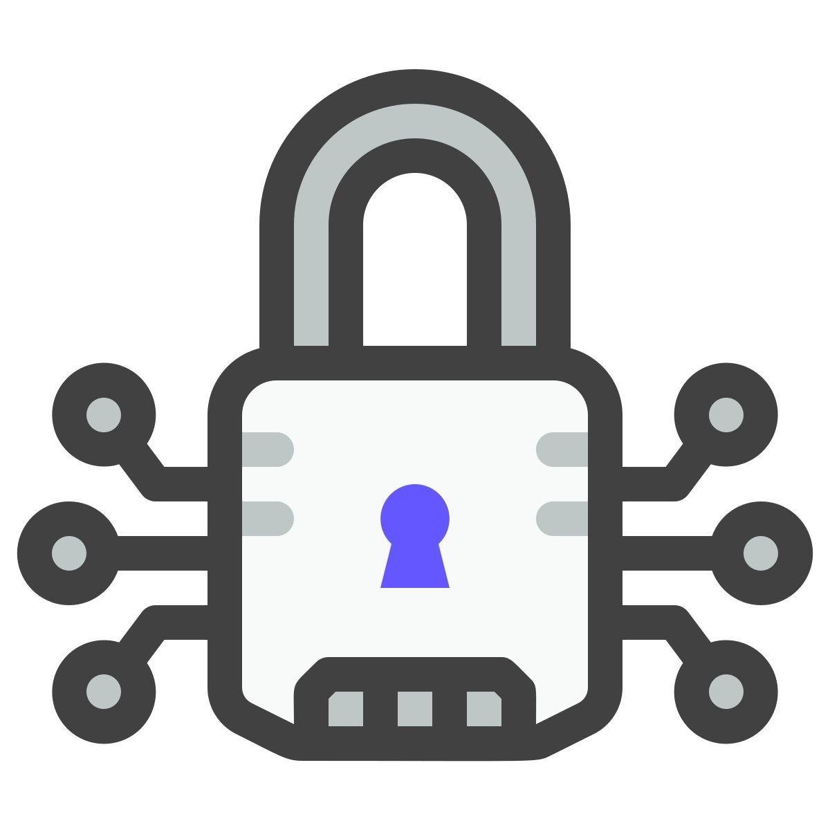 digital lock icon