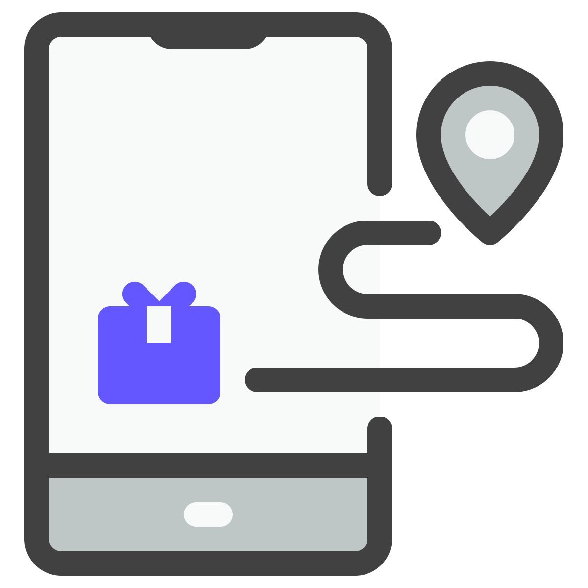 mobile tracking icon