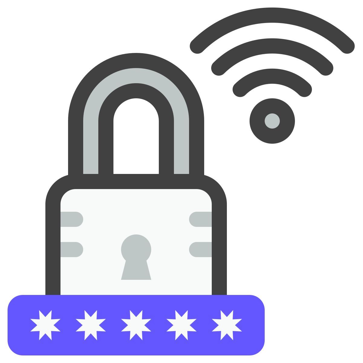 password wifi icon