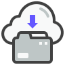 external Cloud-download-networking-dygo-kerismaker icon