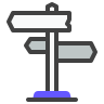 external Sign-Direction-travel-dygo-kerismaker icon