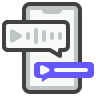 external Voice-Note-work-from-home-dygo-kerismaker icon