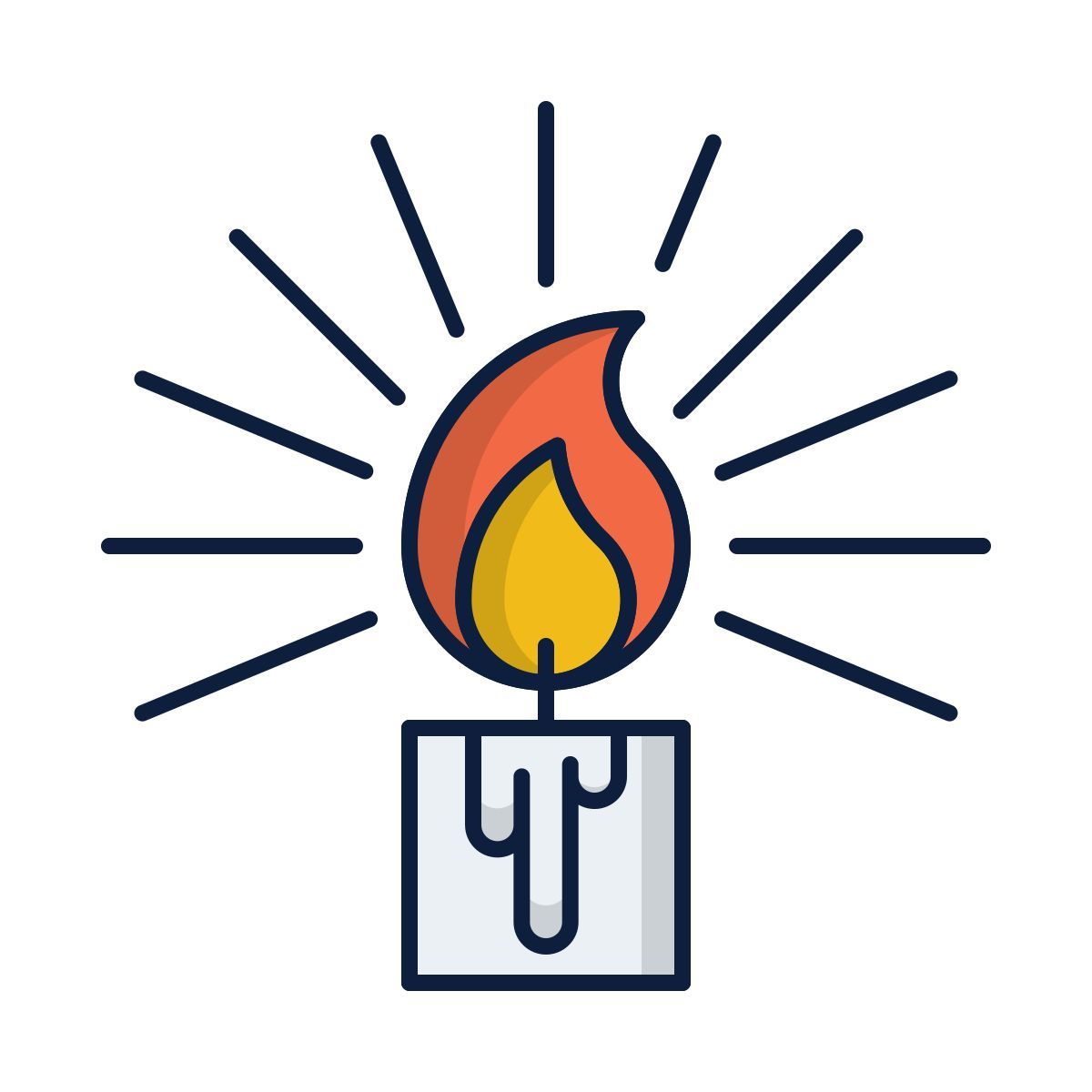 bougie de noël icon