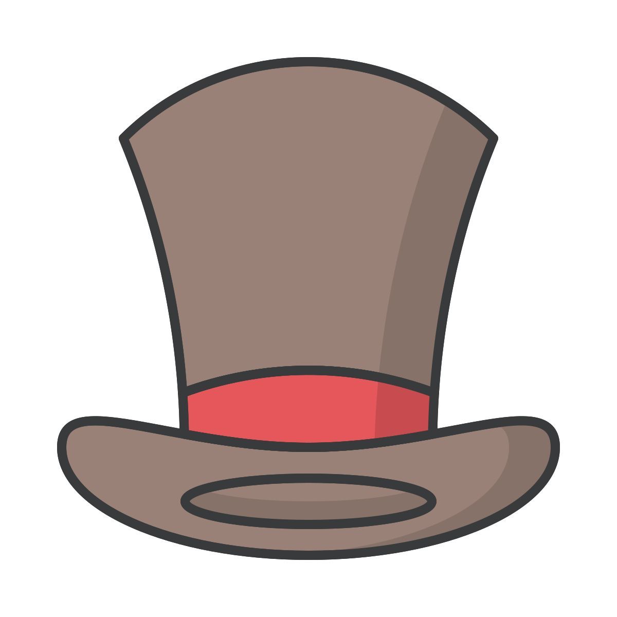 top hat icon