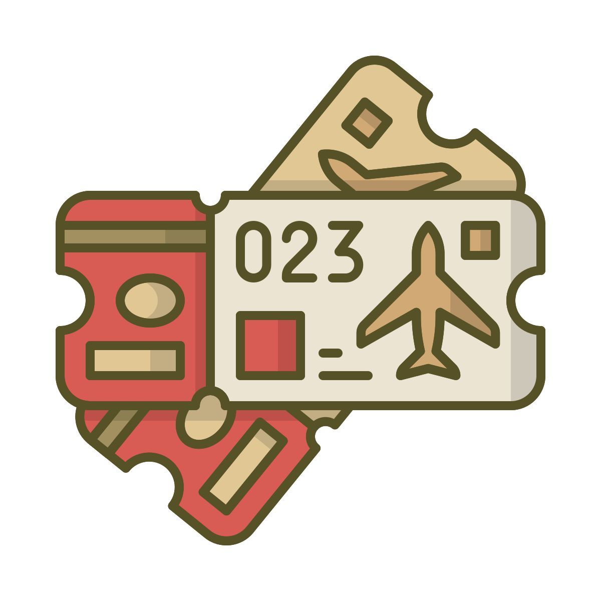 boarding pass icon
