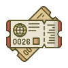 external Ticket-travel-edtim-lineal-color-edtim icon