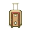 external Valise-travel-edtim-lineal-color-edtim icon